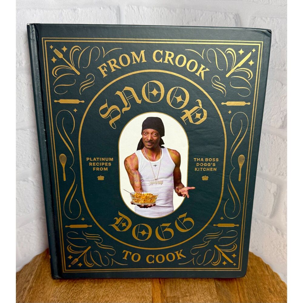 From Crook to Cook Snoop Dogg Hardcover Recipe Cookbook - Preowned / Never Used